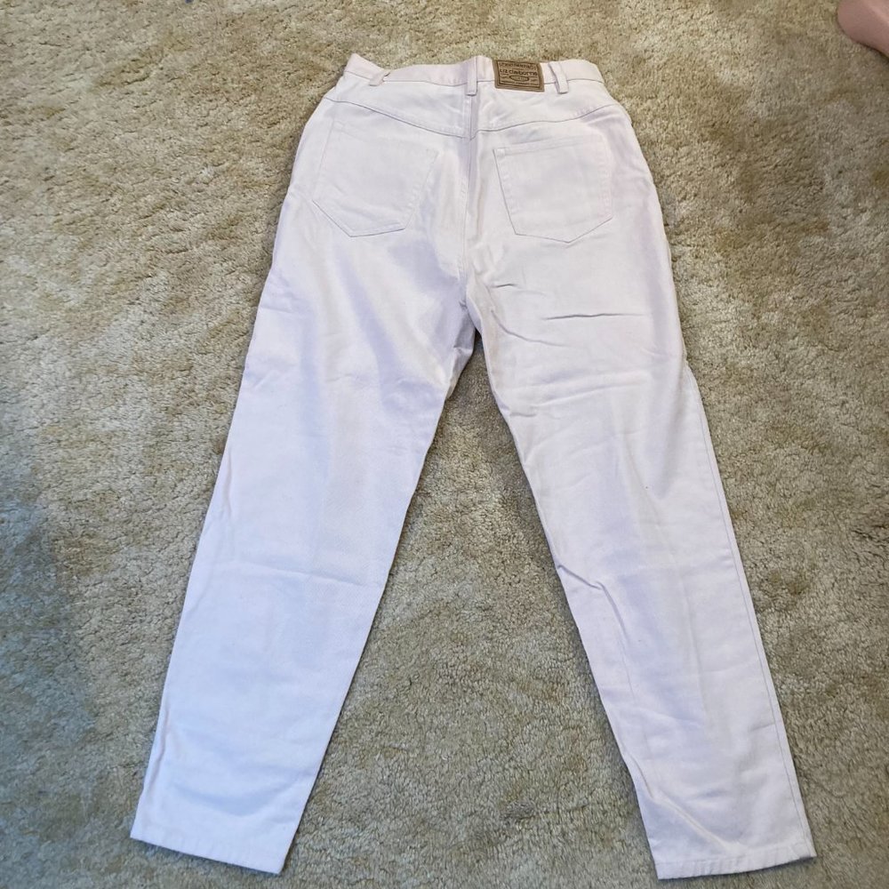 NWOT Liz Claiborne LizWear Vintage 80s Jeans High Rise Denim Pink Size 10P